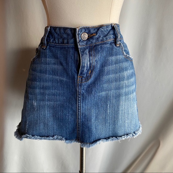 Rampage Denim Blue Jean Skirt - Picture 3 of 13